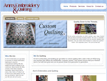 Tablet Screenshot of anns-emb.com